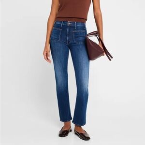 MOTHER "The Patch Pocket Insider Flood” Jeans Size 28